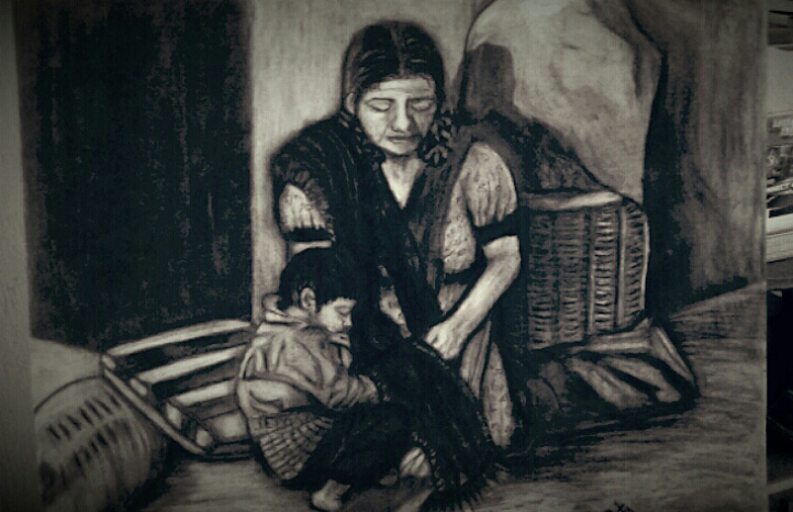 Naty Medina y sus pinturas cargadas de femineidad