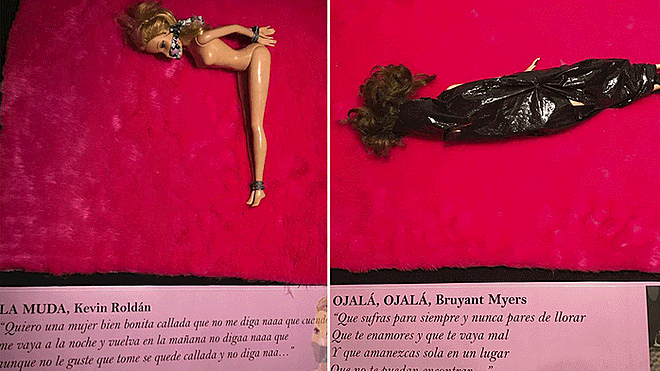Estudiantes utilizaron Barbies para exponer violencia en temas musicales
