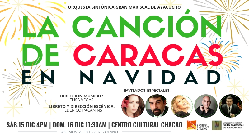 Orquesta Sinfónica Gran Mariscal de Ayacucho presenta “Canción de Caracas”