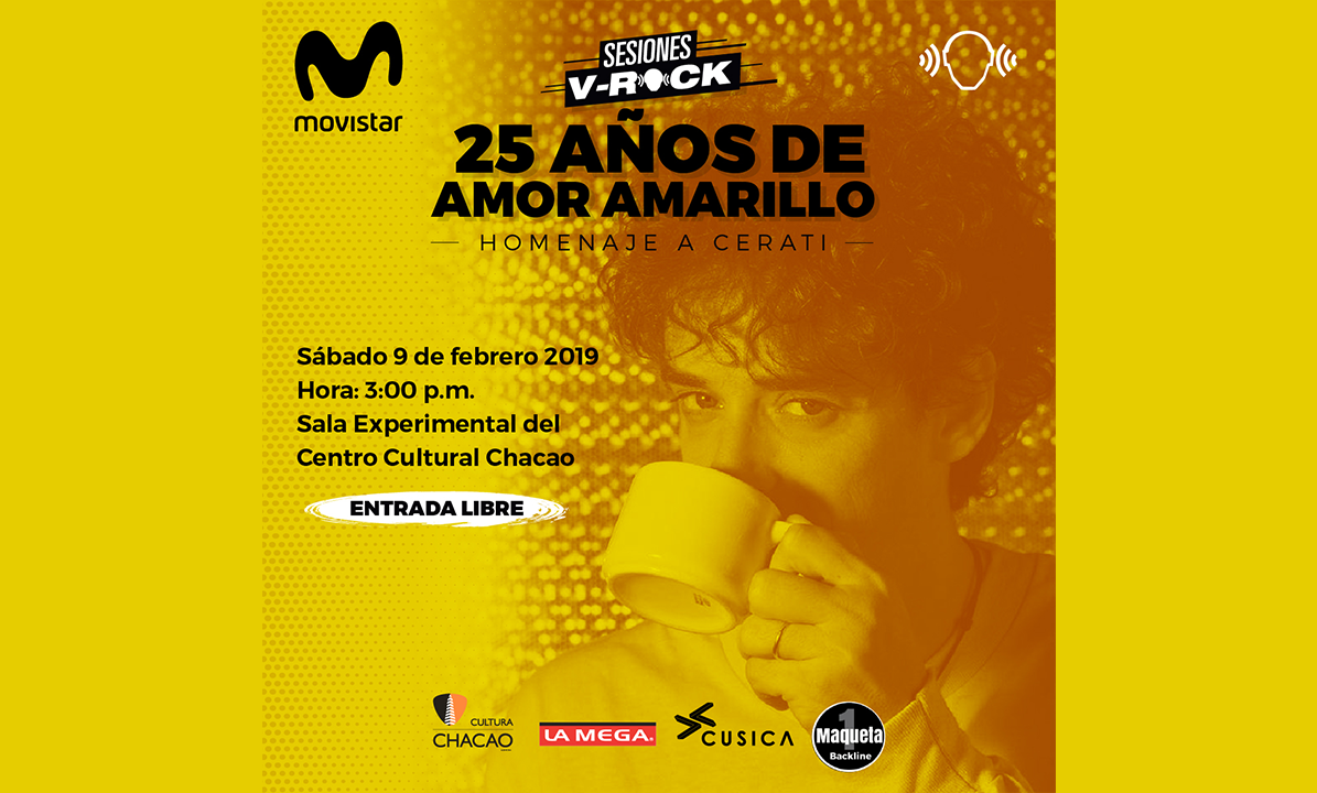 Segunda función de Sesiones V-Rock: Amor Amarillo en homenaje a Gustavo Cerati