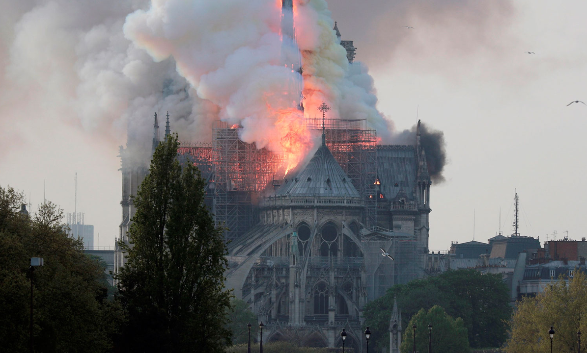 La historia del arte arde tras incendio en Notre Dame