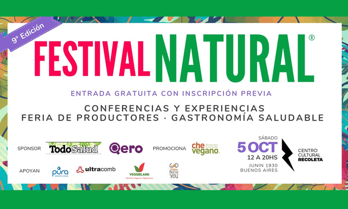 El Recoleta invita a la novena edición del Festival Natural