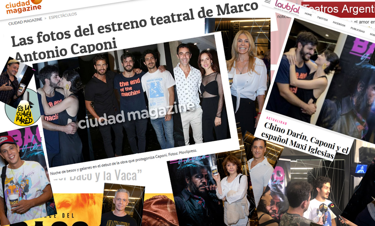 GRAN ESTRENO DE MARCO ANTONIO CAPONI EN CALLE CORRIENTES