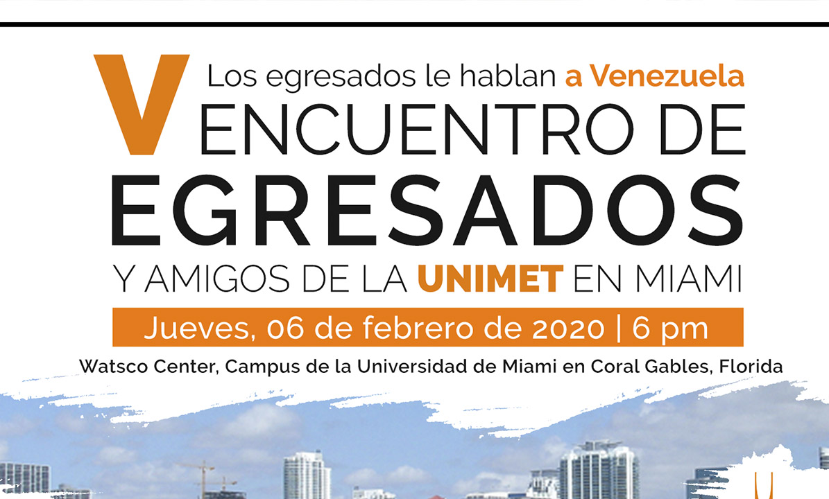 Egresados de la Universidad Metropolitana le hablarán a Venezuela este 6 de febrero en Miami