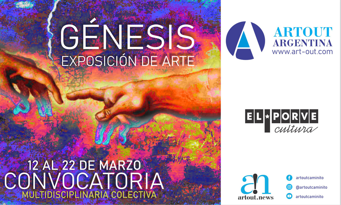Inscríbete en la exposición colectiva «Génesis, Arte y creación»