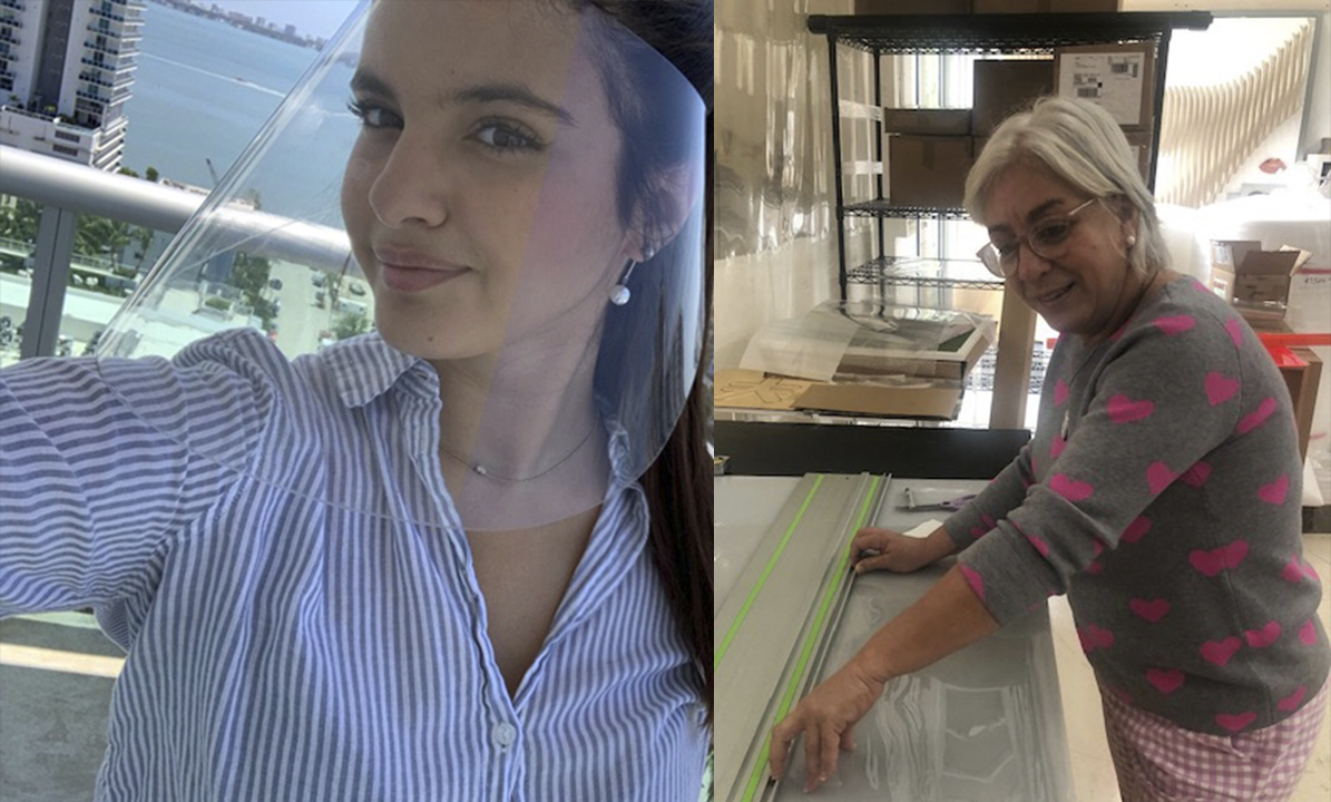 Diseñadora venezolana Marianella Arocha crea máscara protectora contra el COVID-19