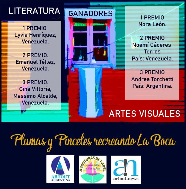 Concurso “Plumas y Pinceles recreando La Boca” ya tiene su lista de ganadores