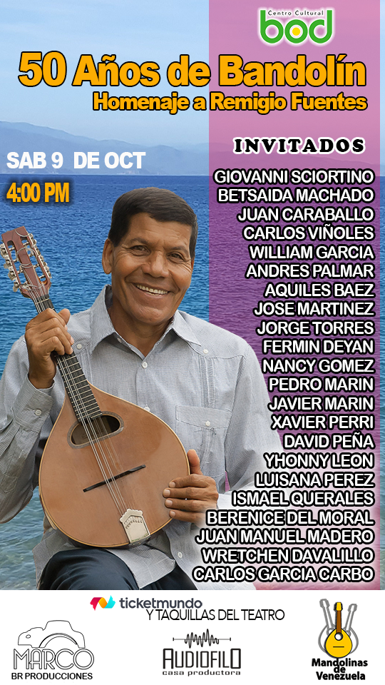 Mandolinas de Venezuela presenta 50 años de Bandolín