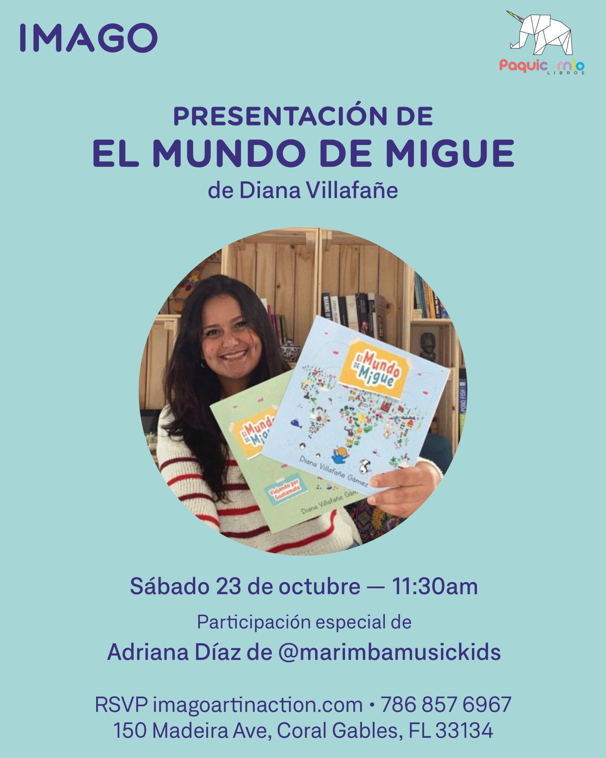 La escritora venezolana Diana Villafañe Gámez  presenta su serie de libros infantiles en Coral Gables