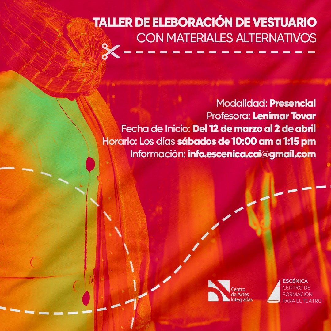 Abiertos los talleres Canto para actores y vestuario con materiales alternativos