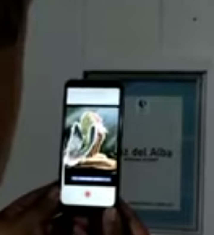 Rosanna Vásquez y sus obras en realidad Aumentada