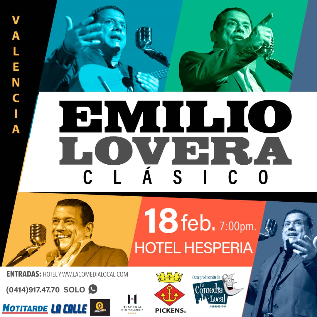 #clasico de @emilioloveraof llega a #valencia este 18 de Febrero