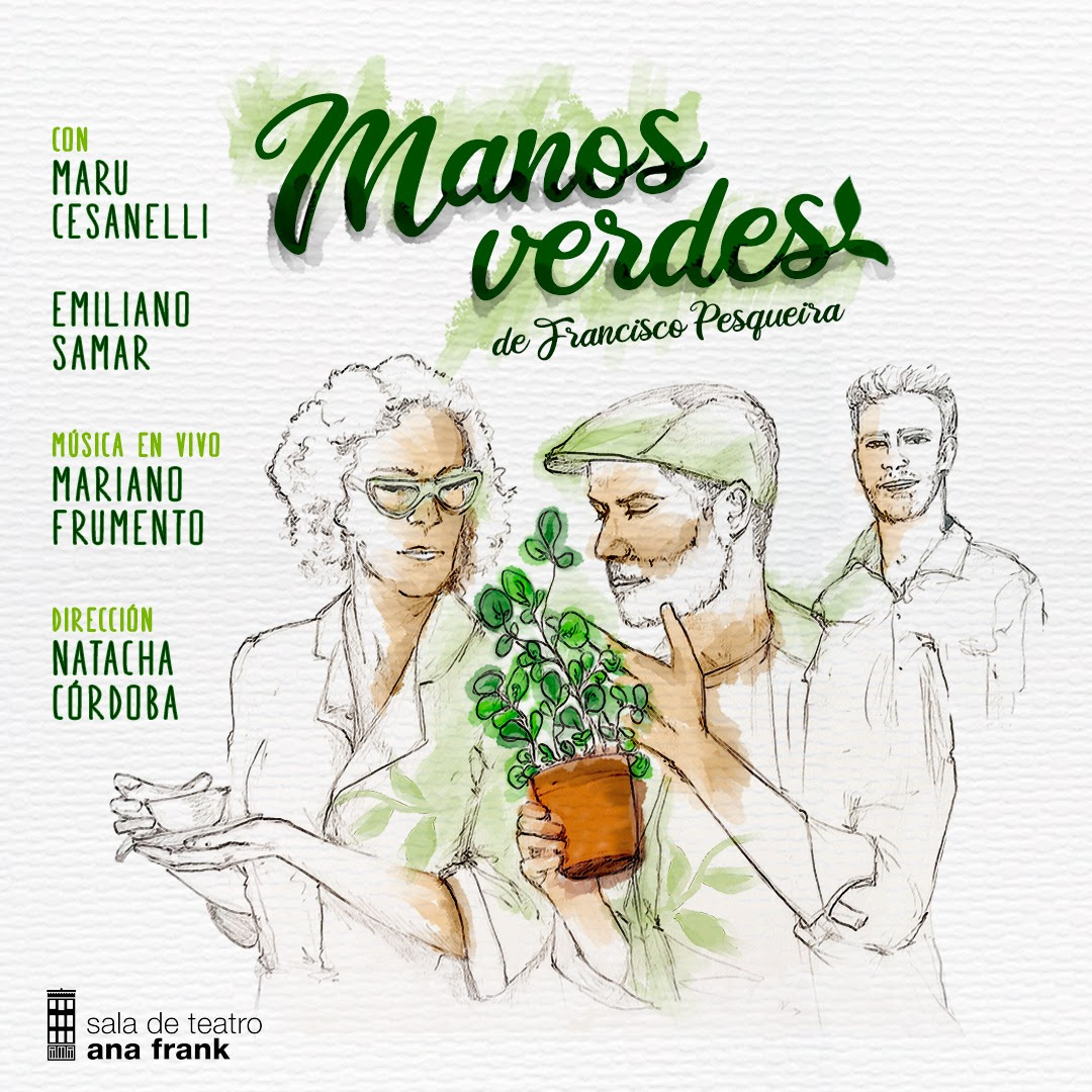 Disfruta de la obra «Manos Verdes» todos los domingos en la Sala Ana Frank