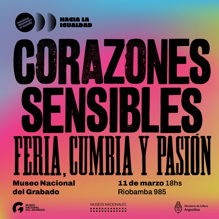 Museo Nacional del Grabado Inaugura «Corazones sensibles. Feria, cumbia y pasión»
