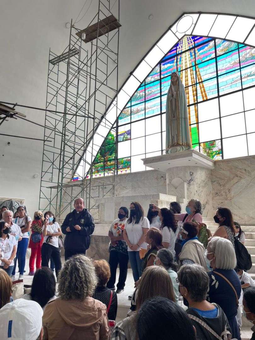 Cofradías de Caracas realizan peregrinación al Santuario de Fátima