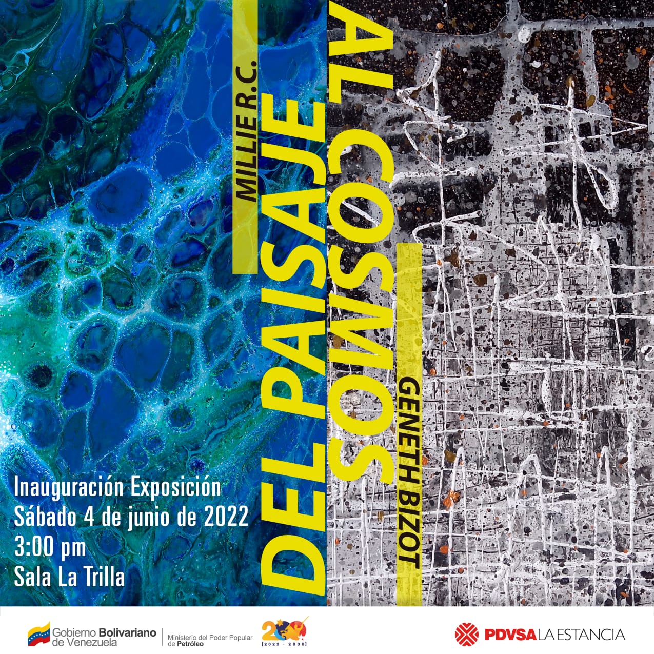 Geneth Bizot inaugura su expo “Del Paisaje Al Cosmos”