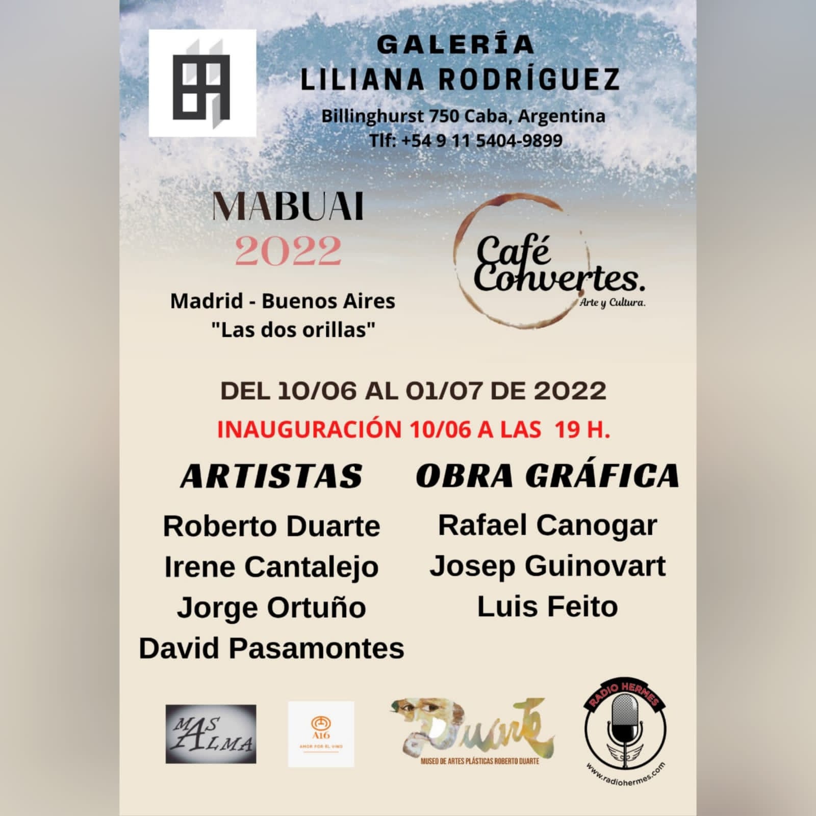 Con éxito rotundo fue inaugurada la muestra “Arte de las Dos Orillas”