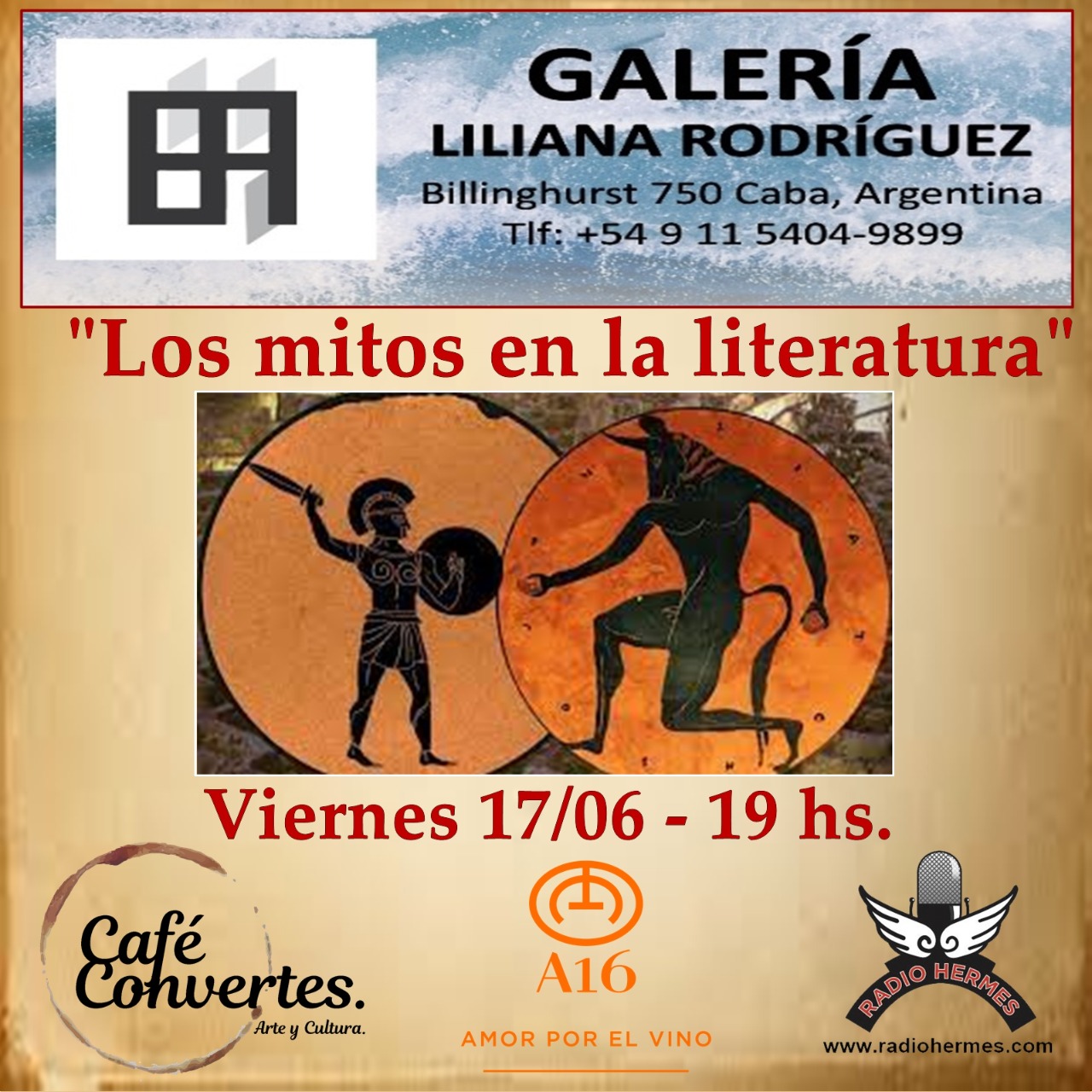 Imperdible el encuentro “Los Mitos de la Literatura” en el marco de la expo 2022 “Arte de las dos orillas”