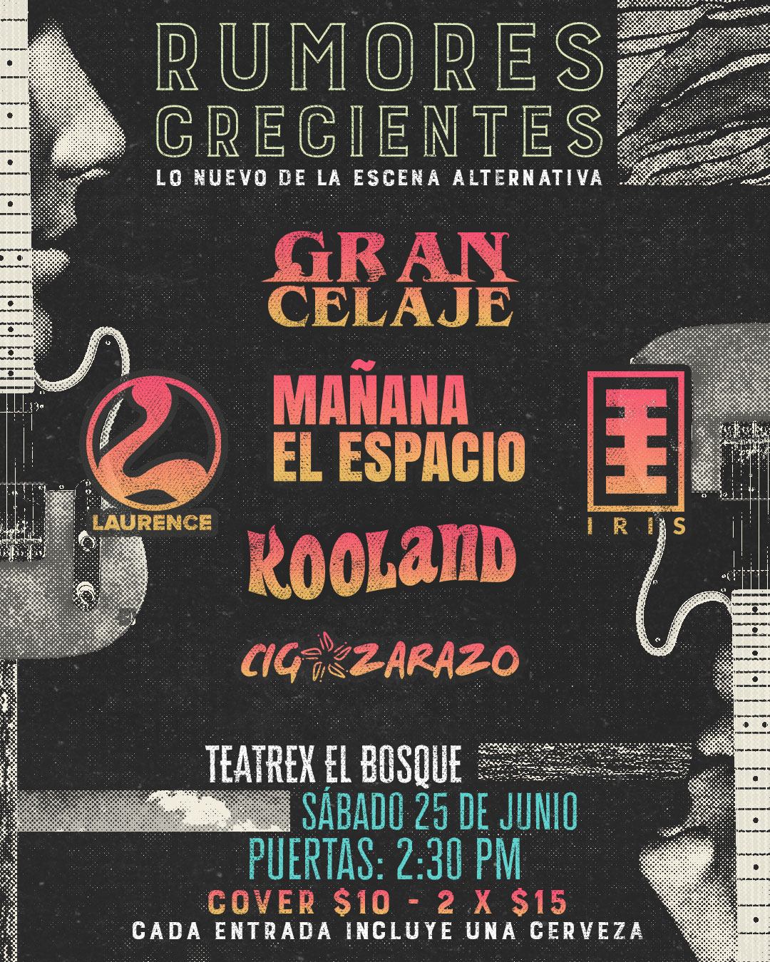 Conoce el «New Sound» en su primera edición «Rumores Crecientes”  agitando el Rock Nacional