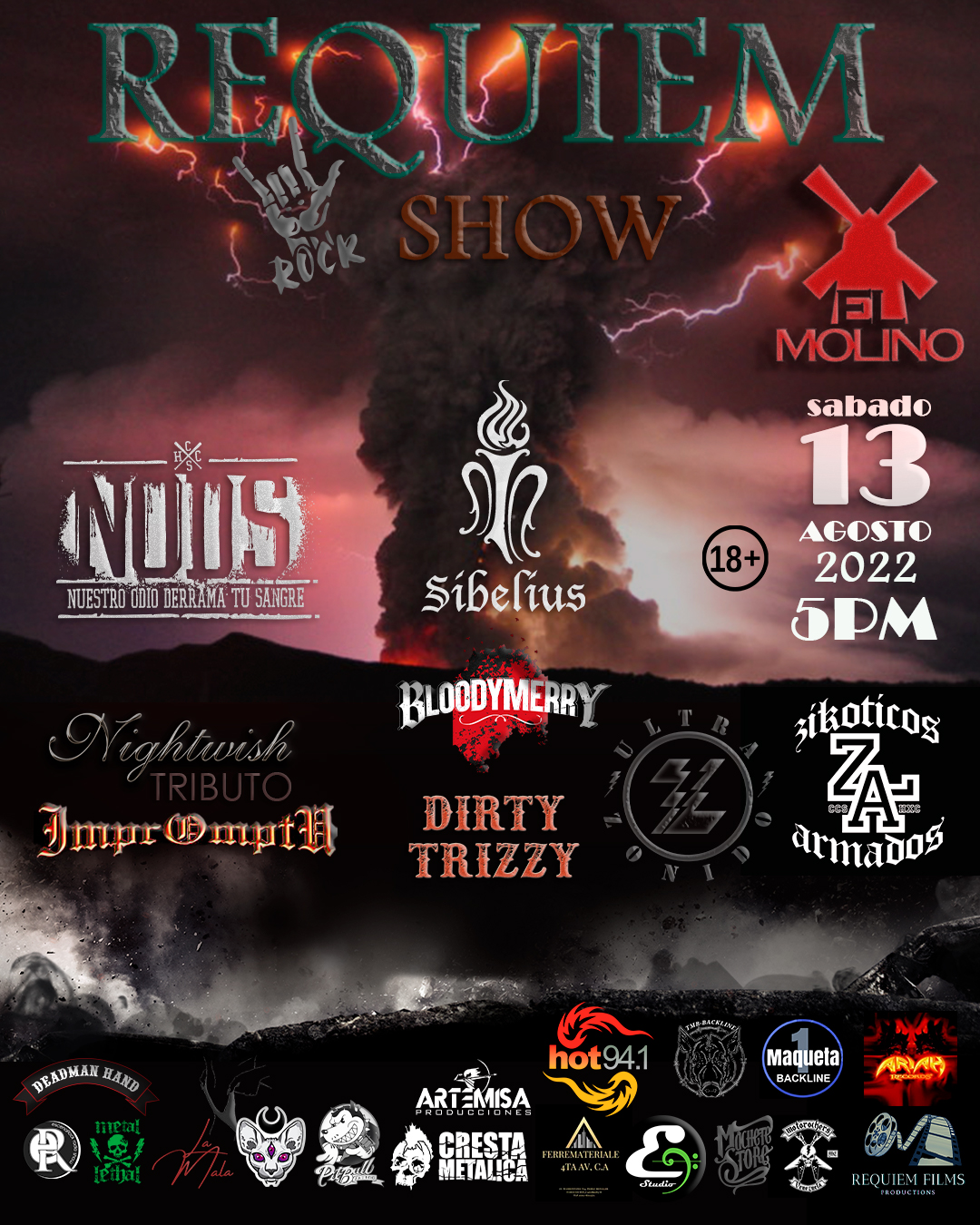 Requiem Rock Show presenta primera edición en Caracas