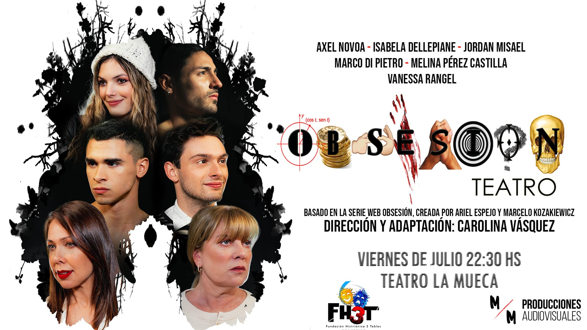 Obsesión Teatro se presenta en el Teatro La Mueca los viernes