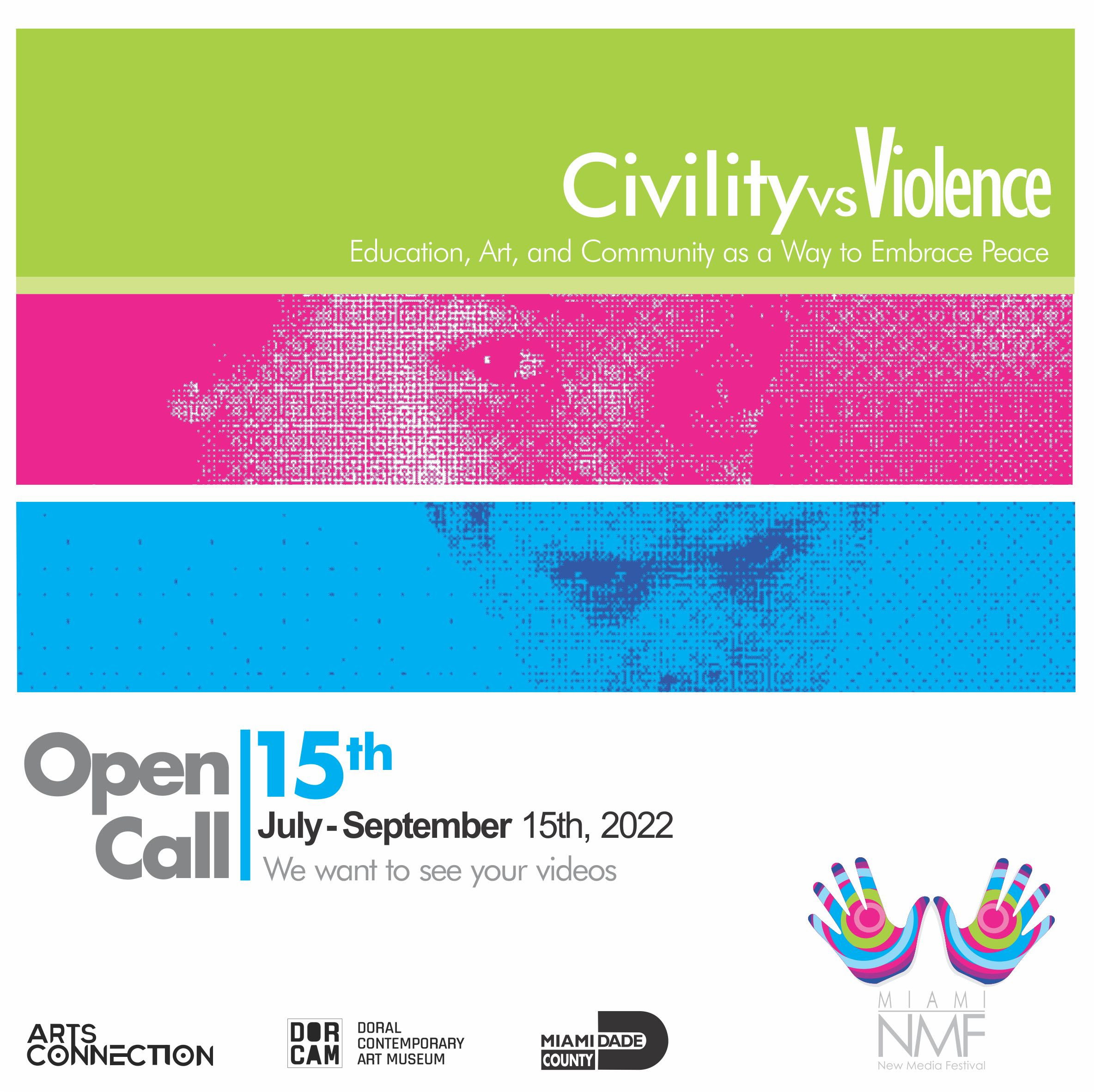 El tema de la XVIII edición es «Civismo versus la violencia. Educación, arte y comunidad para abrazar la no-violencia».