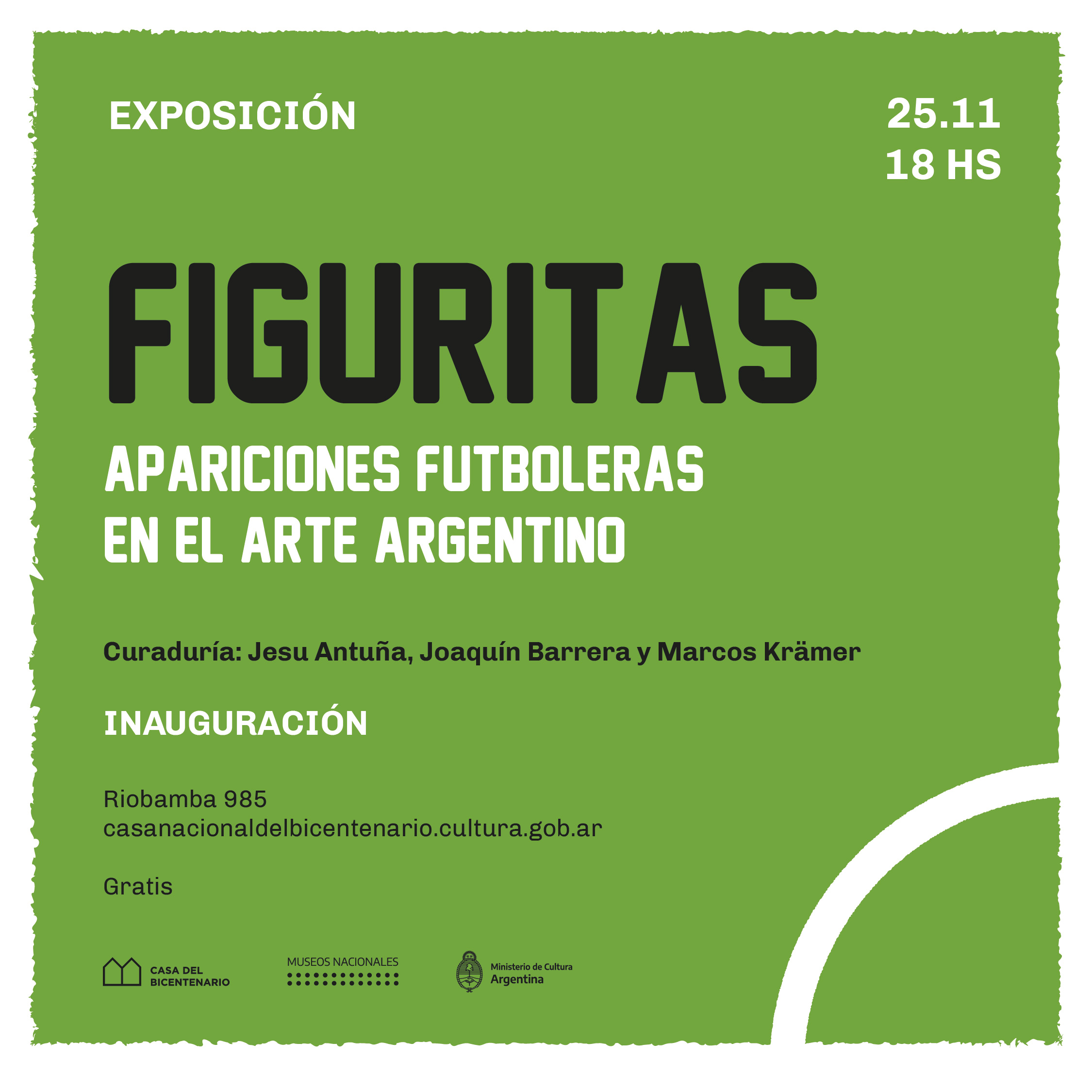 FIGURITAS. Apariciones futboleras en el arte argentino