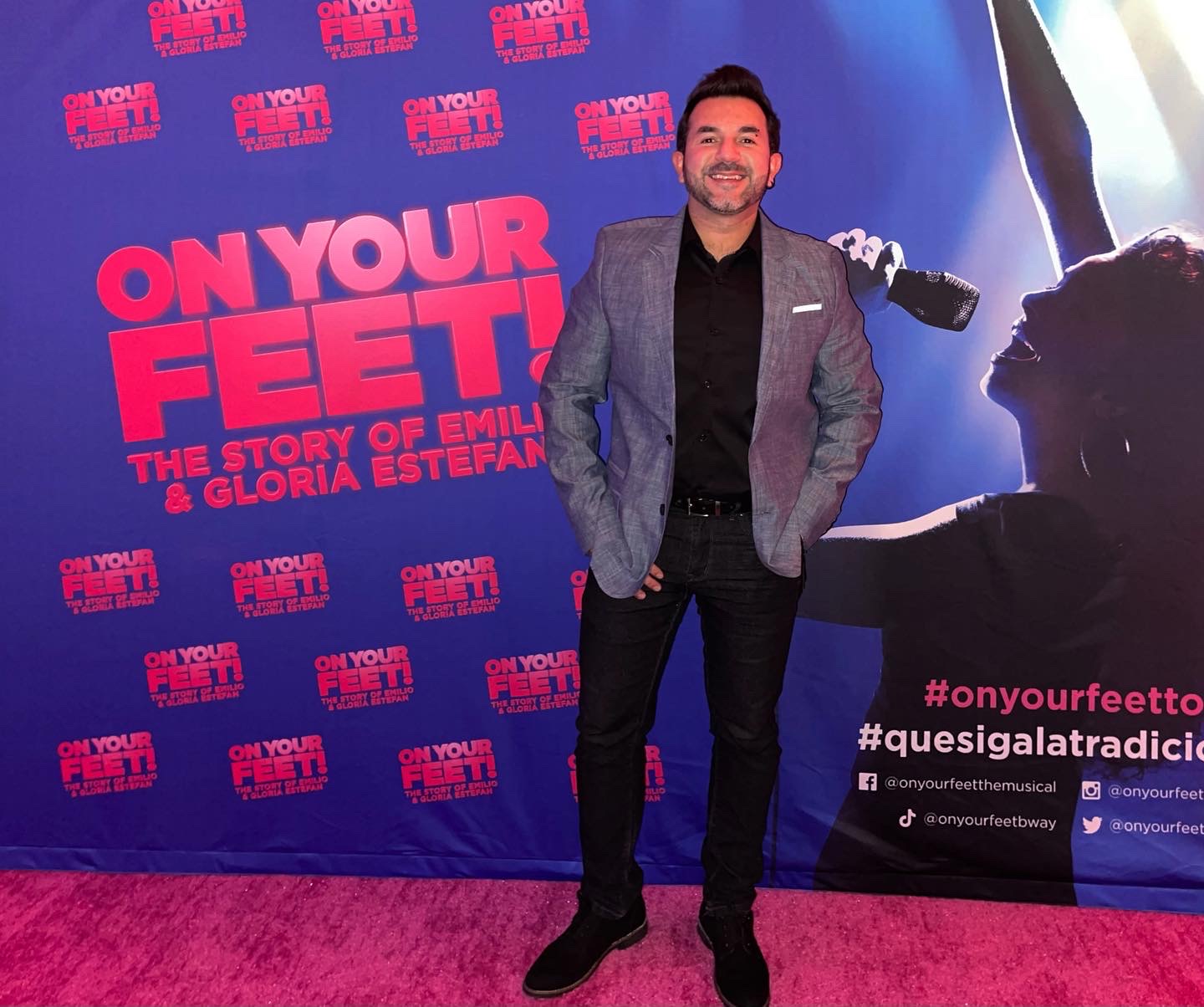 Pedro Carrero brilla en el musical “On Your Feet” sobre la vida de Gloria y Emilio Estefan