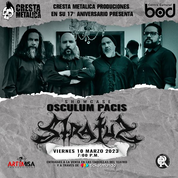 Stratuz presenta en concierto su disco ‘Osculum Pacis’ en el Centro Cultural BOD