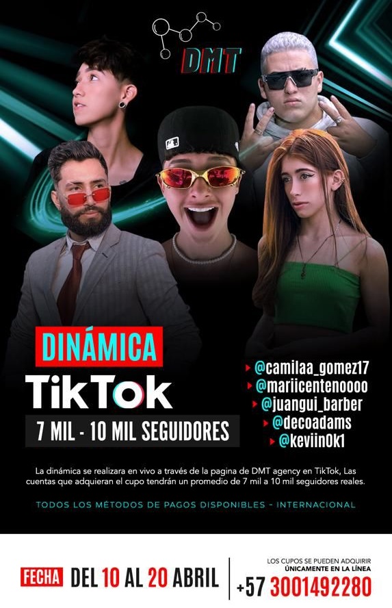 DMT Agengy llega para revolucionar el mundo de Tik Tok